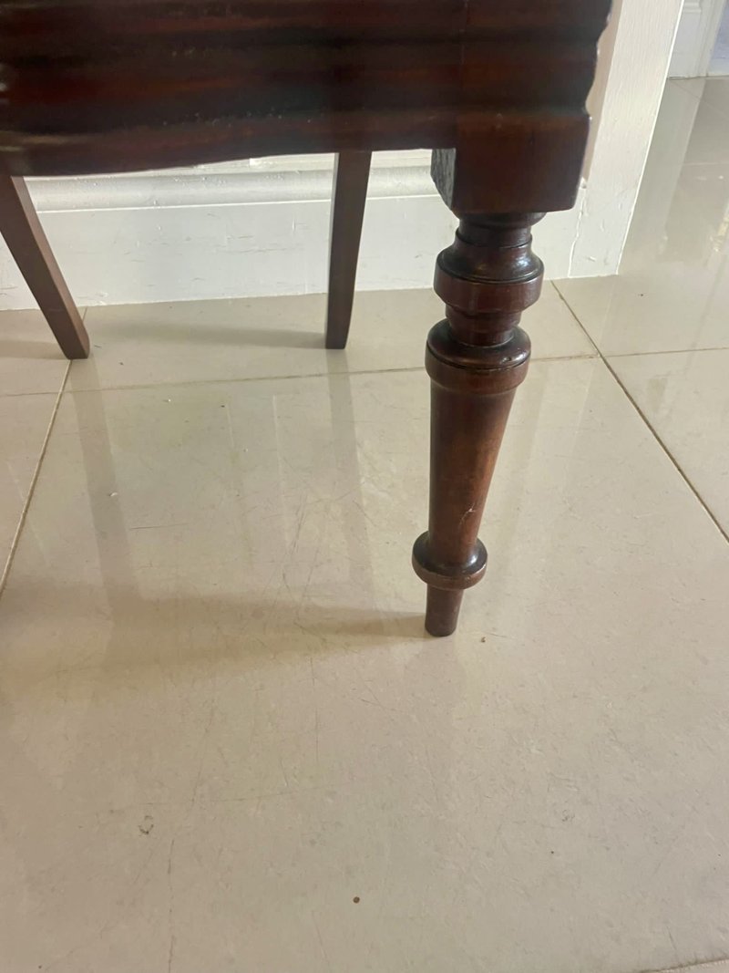 Pair of Antique Victorian Quality Mahogany Side Chairs - Image 14